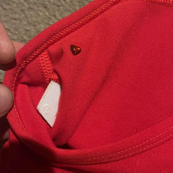 Red Lorna Jane sports bra. Sold out color. Size small - Picture 4 of 5